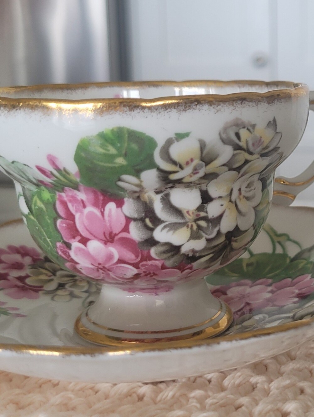 Rosina Teacup - Staffordshire England